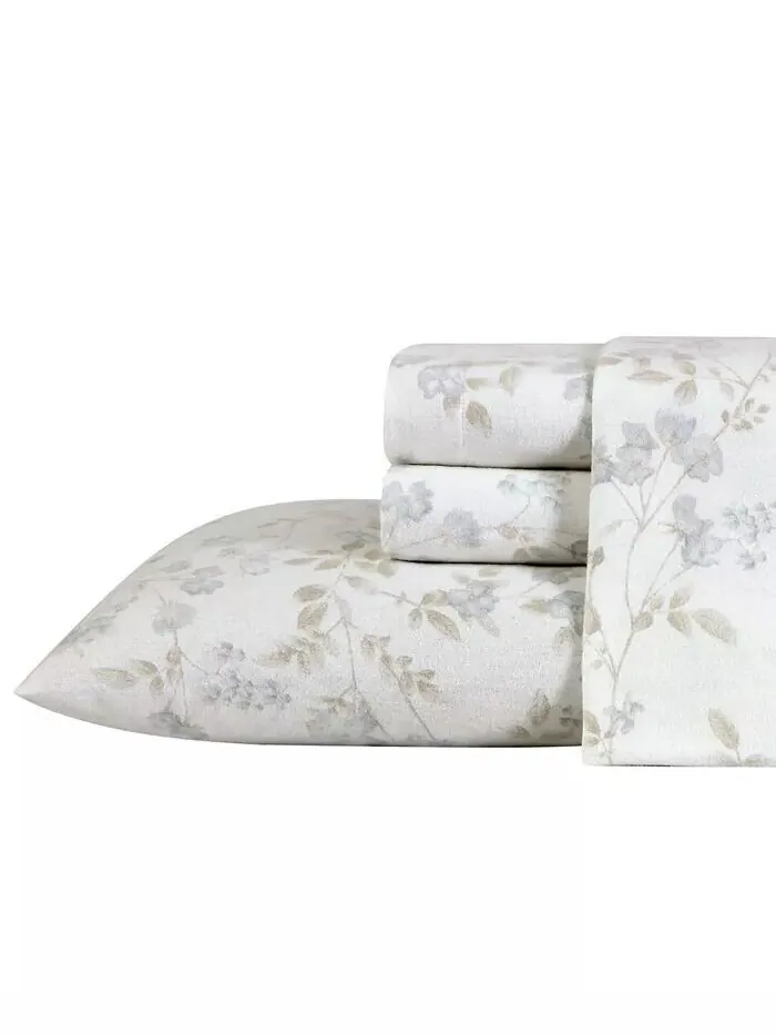 Наборы простыней из хлопковой фланели Laura Ashley