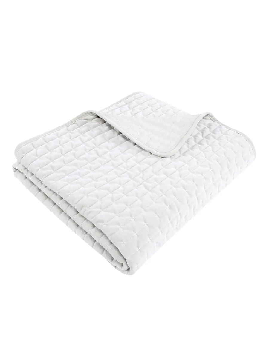 Двустороннее стеганое покрывало Velvet Stitch, 50 x 60 дюймов Levtex