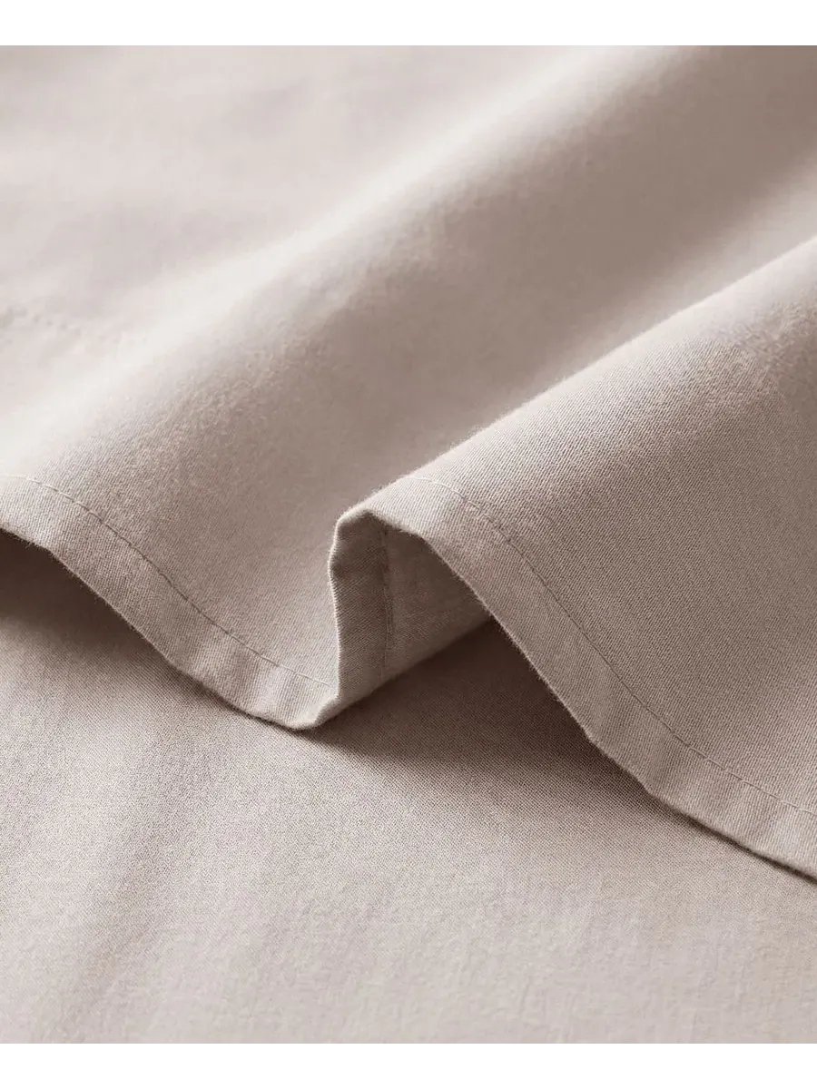 Комплект простыней плоских 2 шт., 200x239 см, мягкая Southshore Fine Linens — изображение 2 из 5, кость