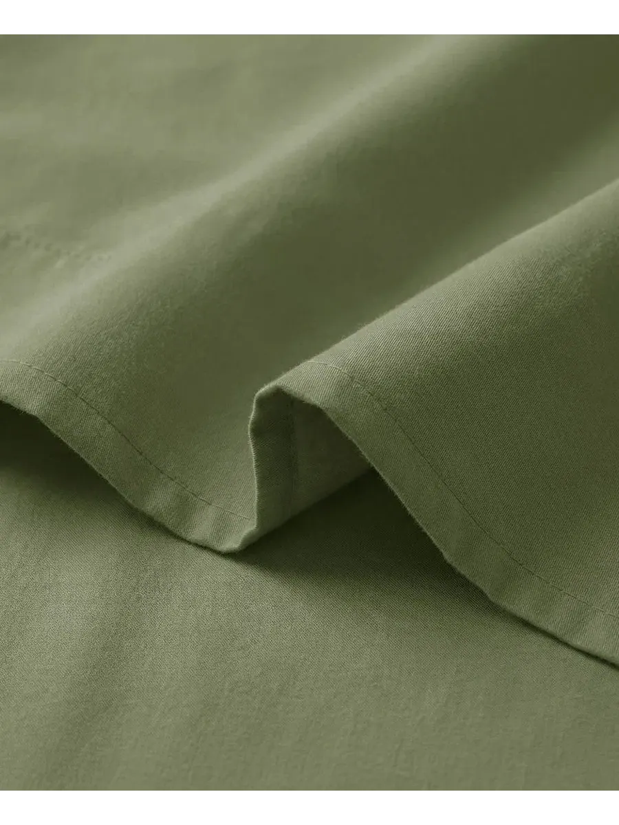 Комплект простыней из 2 шт., 203x239 см, из полиэстера Southshore Fine Linens — изображение 2 из 5, зеленый