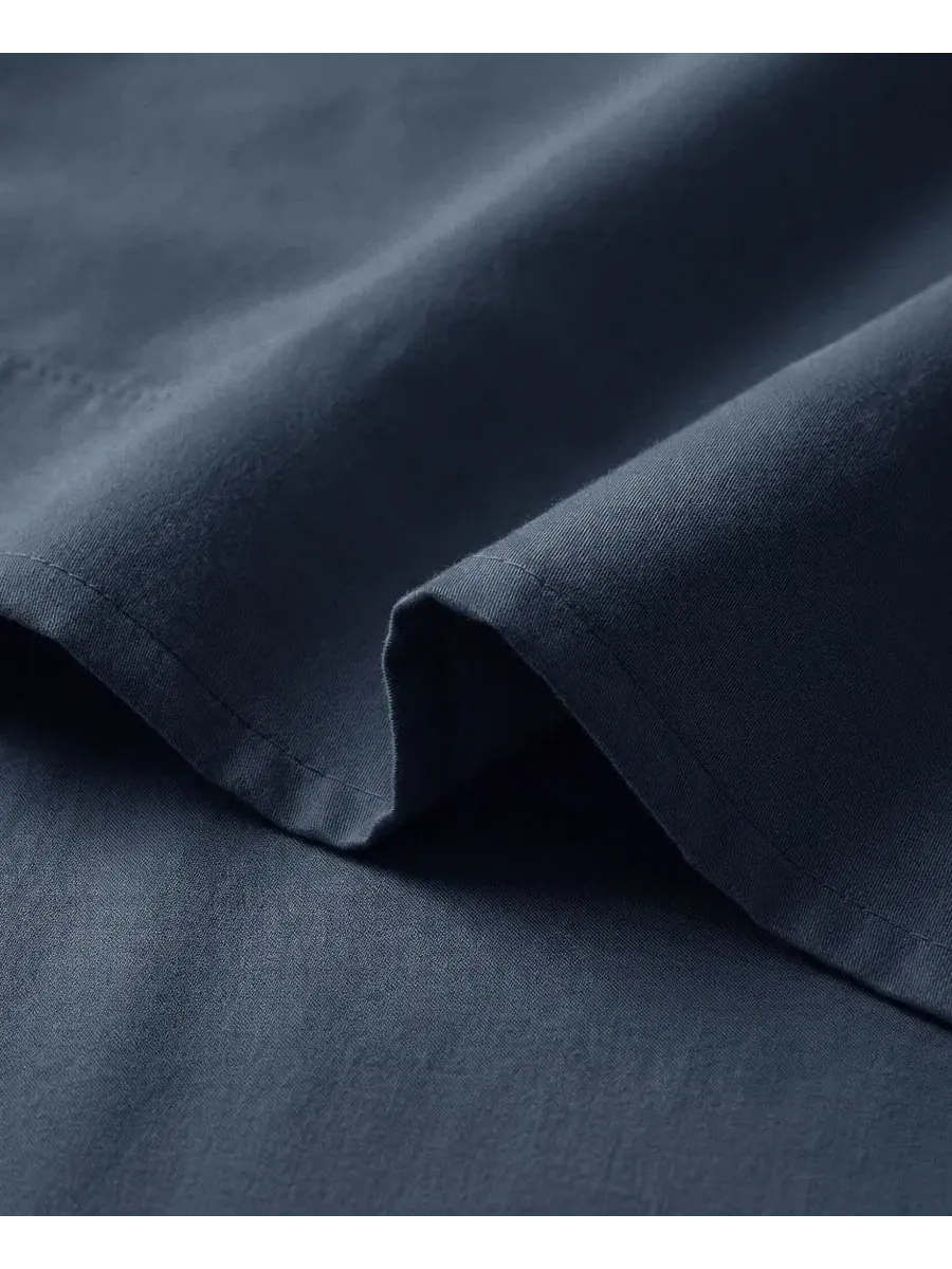 Комплект плоских простыней из полиэстера, 2 шт, Full Southshore Fine Linens — изображение 2 из 5, синий