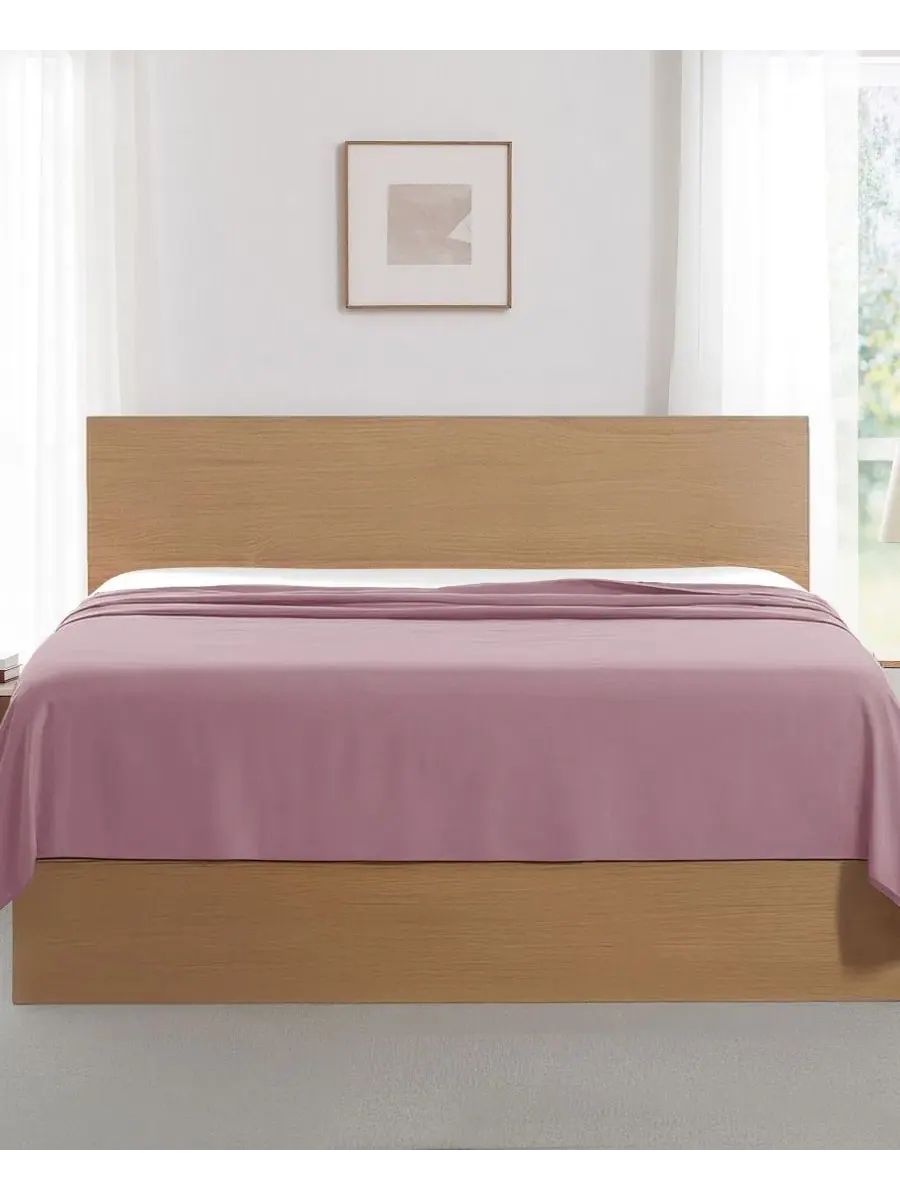 Комплект простыней из 2 шт., 203x239 см, Vilano Premium Ultra Soft Southshore Fine Linens — изображение 5 из 5, фиолетовый
