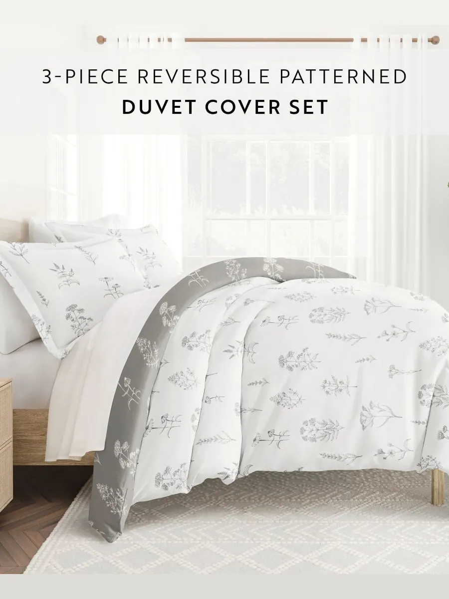 Комплект постельного белья Ultra Soft, двусторонний, 3 предмета, размер Full/Queen ienjoy Home — изображение 7 из 9