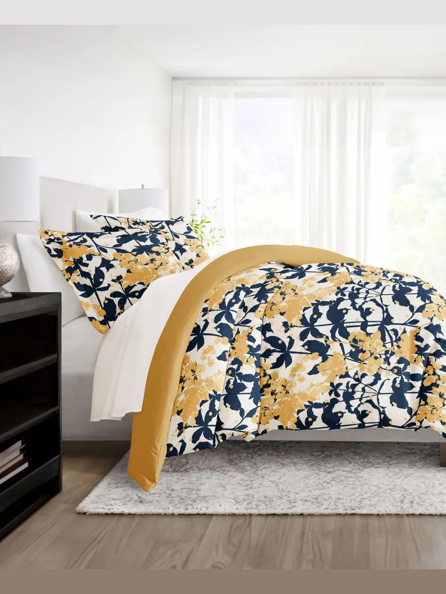 Комплект постельного белья Ultra Soft, двусторонний, 3 предмета, размер Full/Queen Ienjoy Home — изображение 8 из 10, желтый