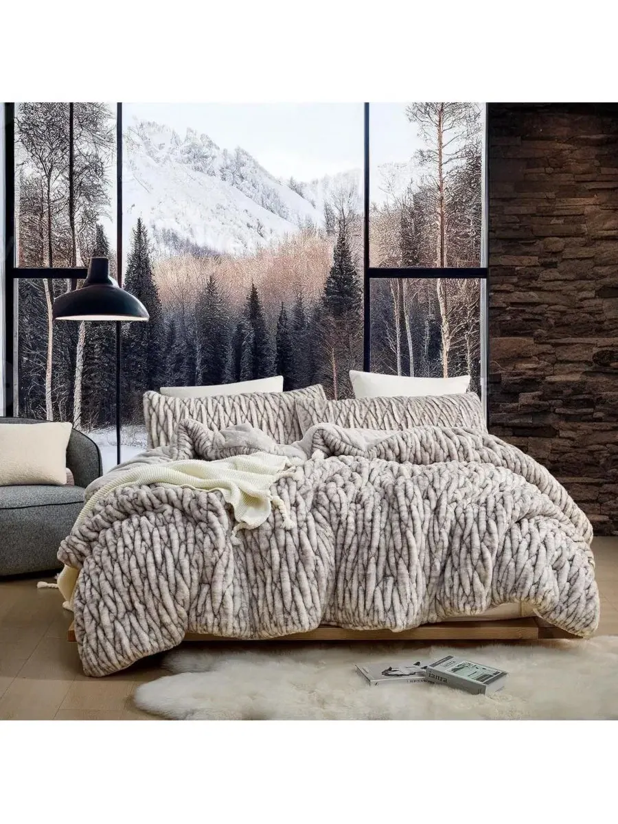 Комплект постельного белья Wrinkle Rolls Chunky Bunny Coma Inducer — изображение 1 из 4, серый
