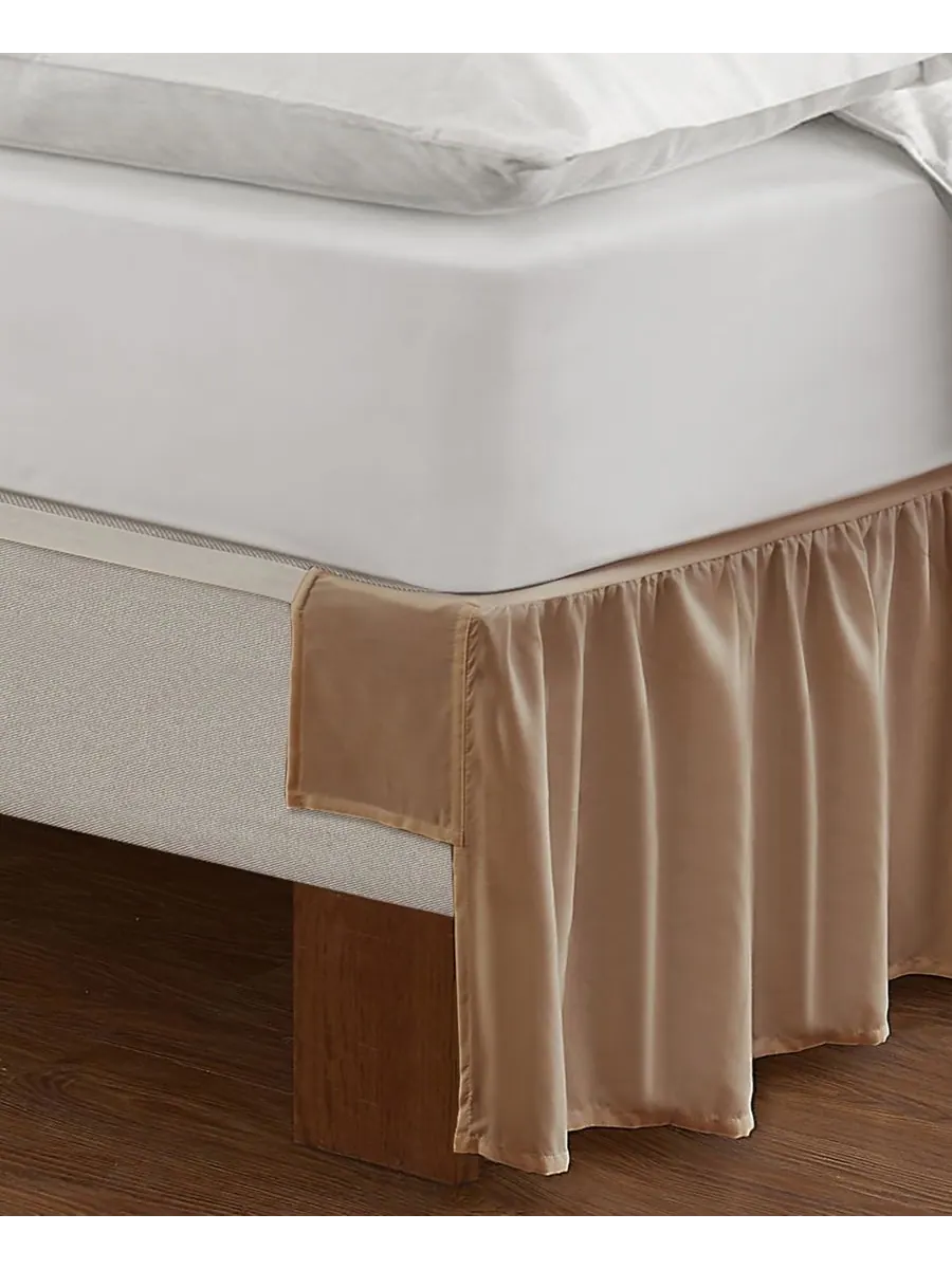 Волшебная юбка-покрывало с оборками, пышная Bed Maker's — изображение 2 из 9, коричневый