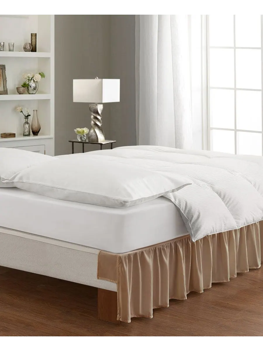 Волшебная юбка-покрывало с оборками, пышная Bed Maker's — изображение 5 из 9, коричневый