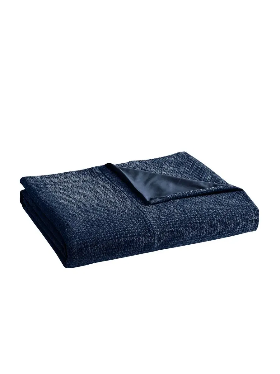 Покрывало Jessa Basketweave 3-Piece Coverlet Set Riverbrook Home — изображение 4 из 6, голубика