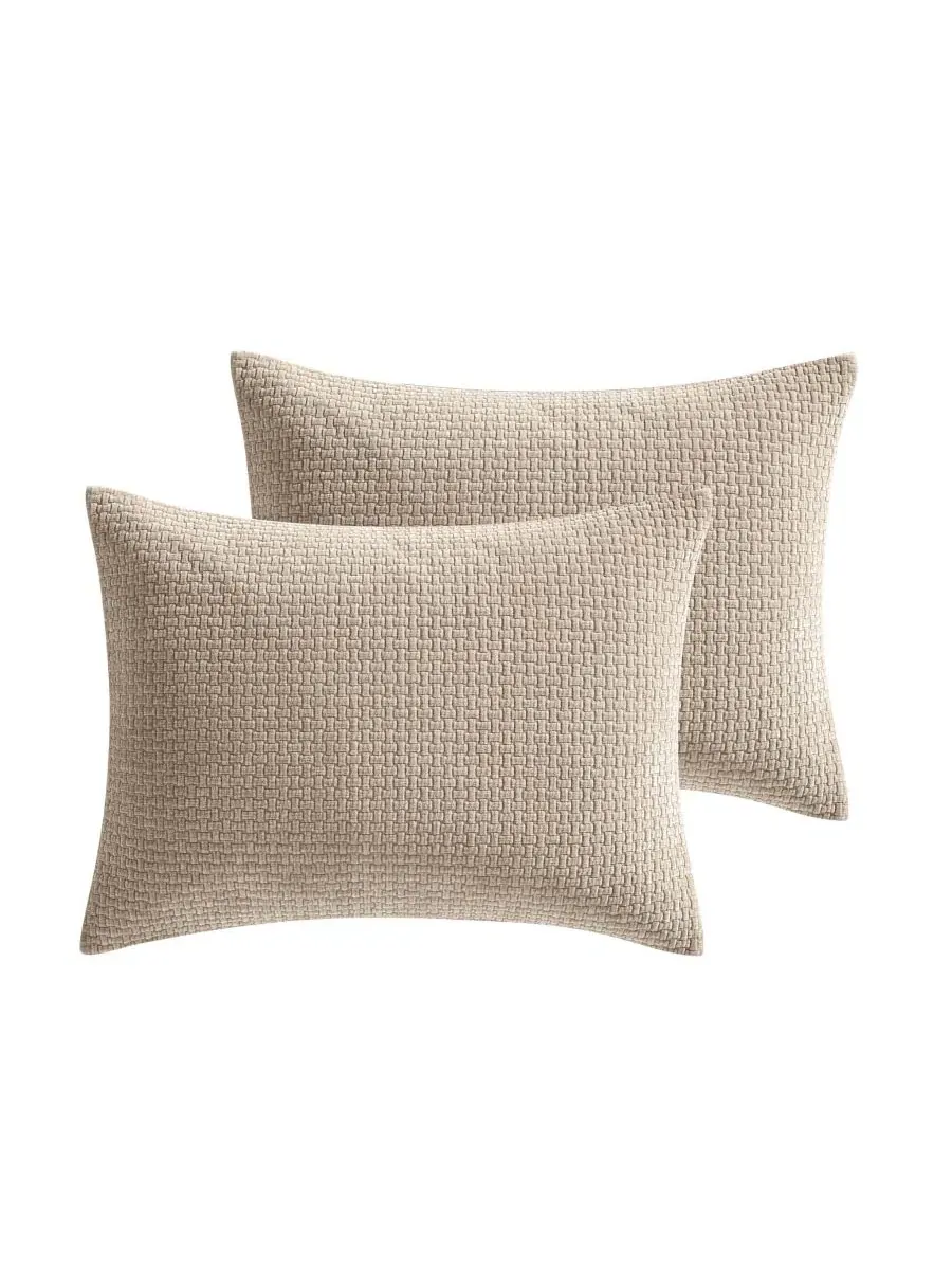 Покрывало Jessa Basketweave 3-Piece Coverlet Set, Queen Riverbrook Home — изображение 5 из 6, лунный