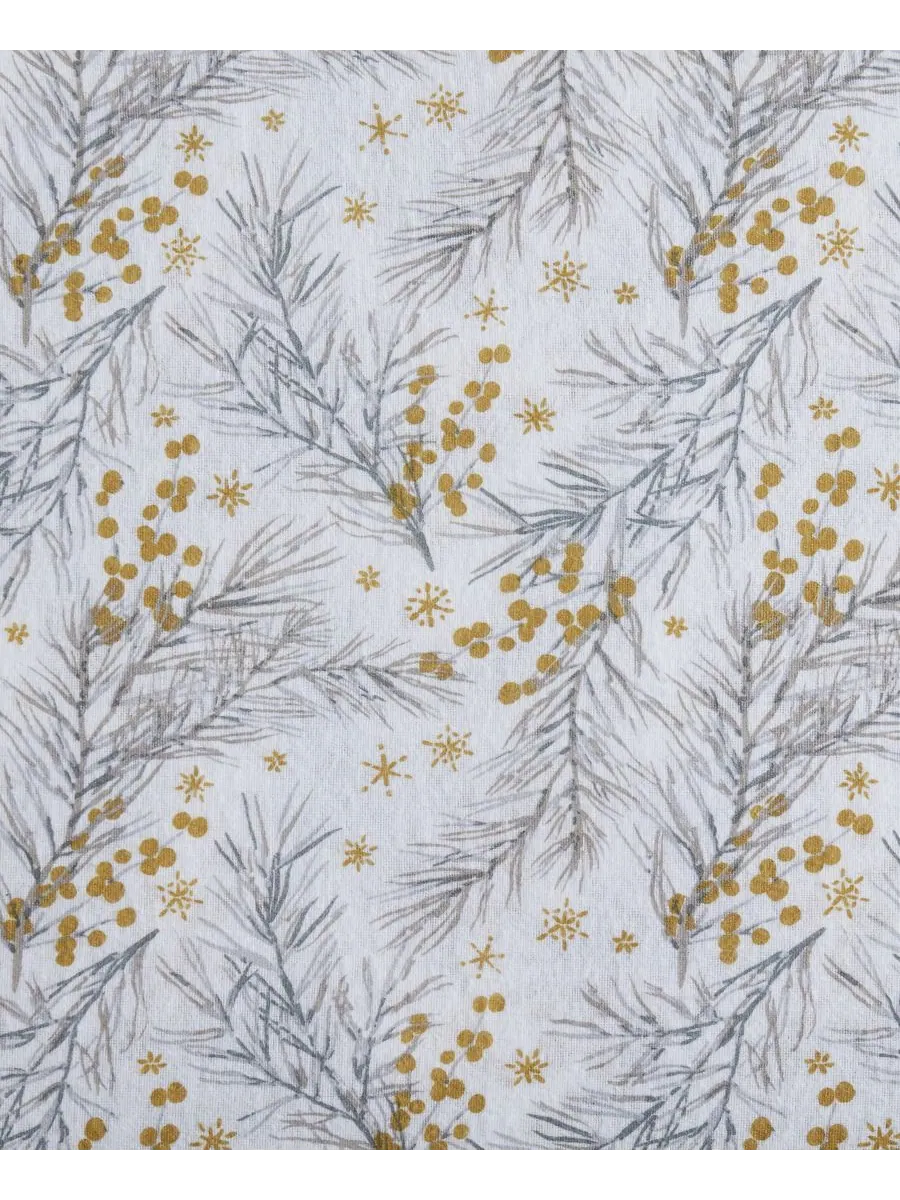 Комплект постельного белья Home Pine из 100% хлопковой фланели, 4 предмета, размер Full Tahari — изображение 4 из 6, золото