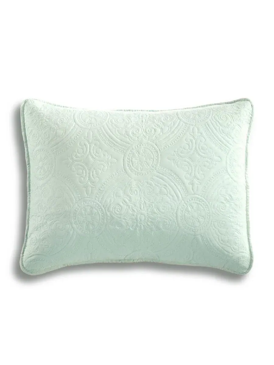 Стеганый комплект постельного белья 3 предмета, королевский размер, Mischa Medallion Stitch Simply — изображение 5 из 6