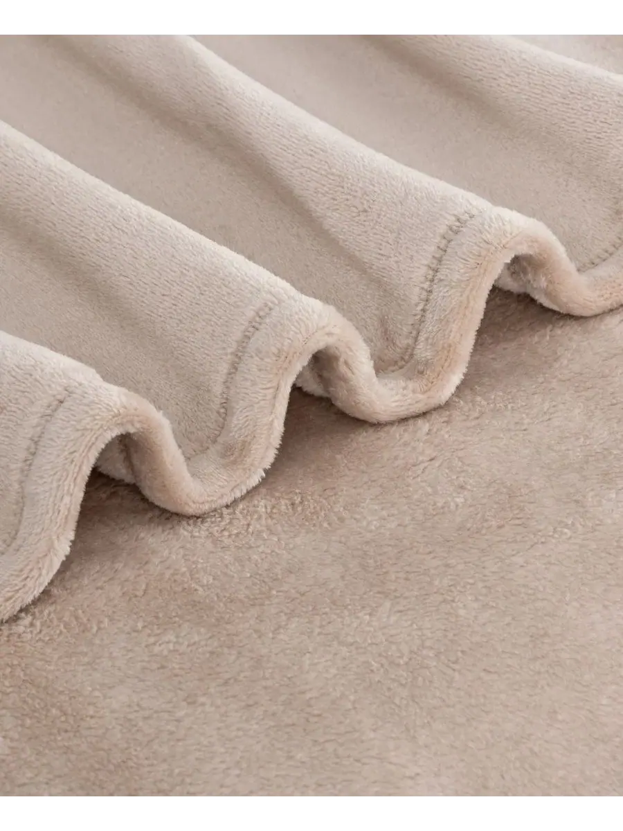 Плед VelvetLoft Home Plush Blanket Berkshire, Hummus — изображение 4 из 6
