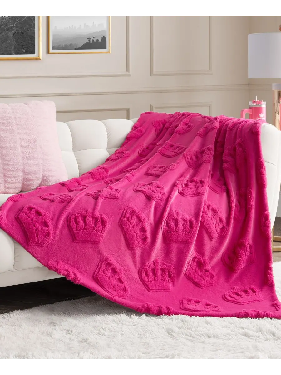 Плед из искусственного меха, 50 x 70 дюймов Juicy Couture