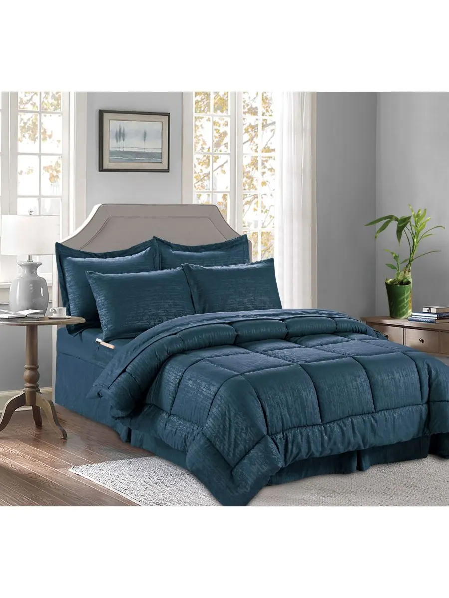 Комплект постельного белья Bamboo Pinted из 6 предметов, размер Full/Queen Elegant Comfort