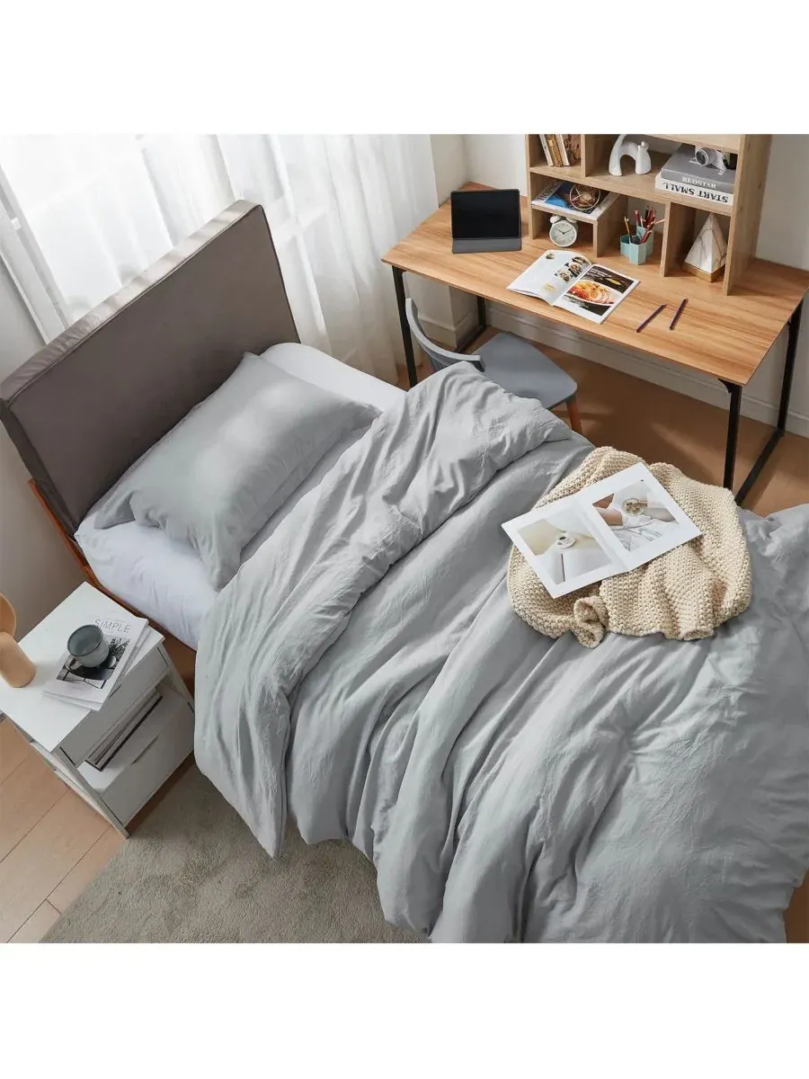 Комплект стеганого одеяла с пододеяльником Loft Coma Inducer Coma Inducer — изображение 4 из 4, серый