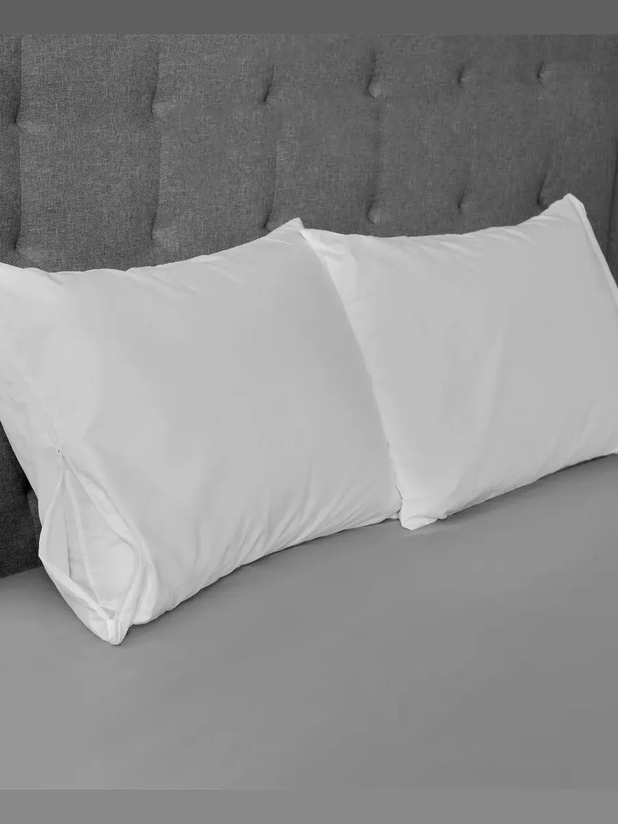 Наволочка Reserve Cotton Fresh, стандартный/королевский размер Allerease — изображение 3 из 3, белый