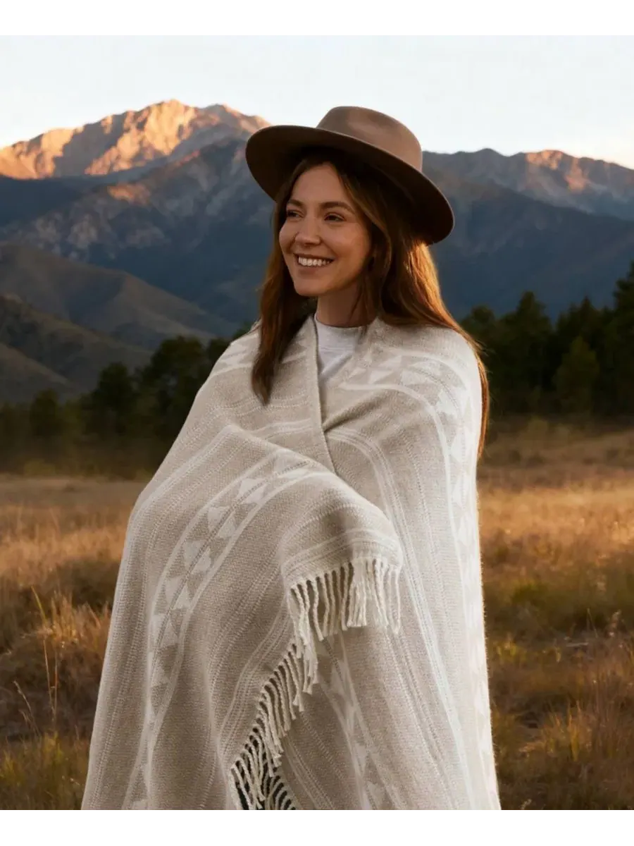 Дышащий плед из смеси хлопка Alberta, 127 x 152 см Woolrich — изображение 13 из 14, слоновая кость