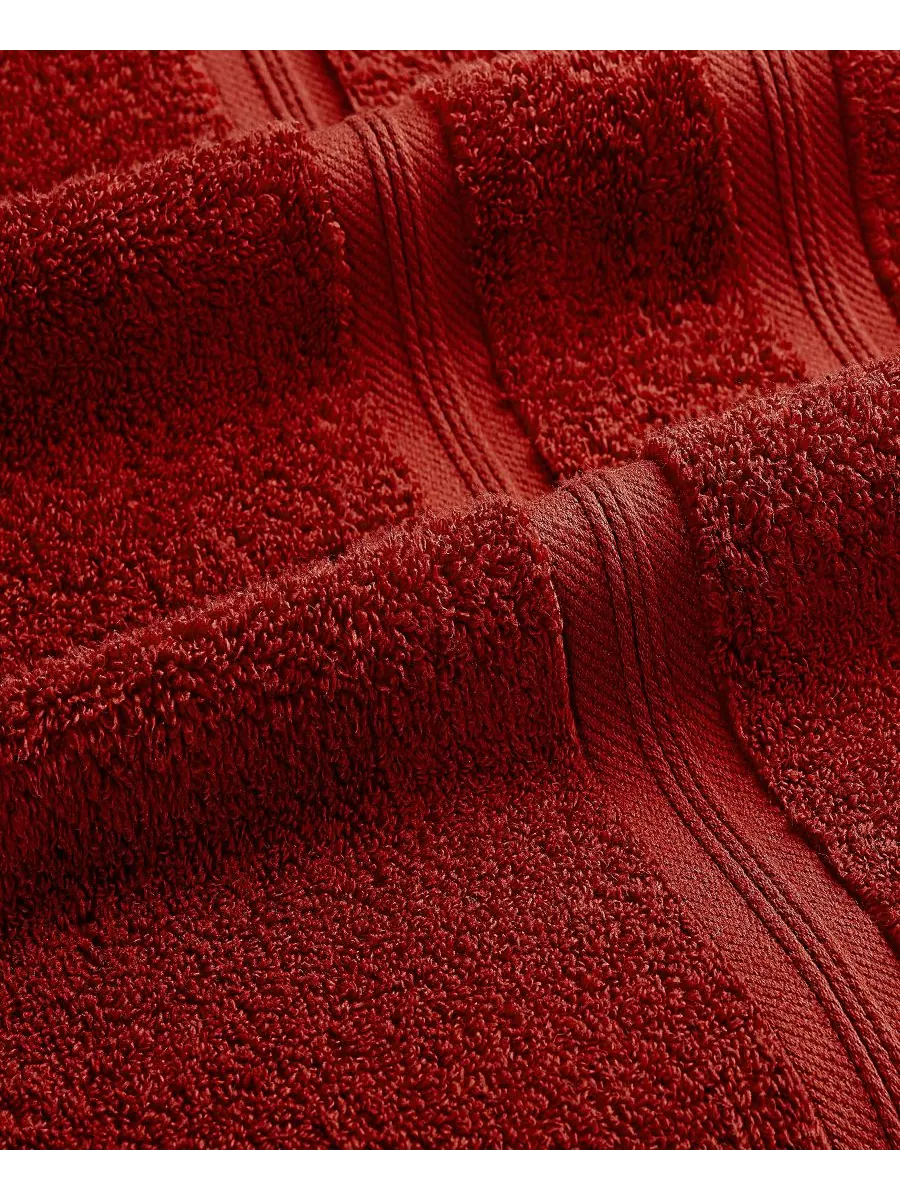 Набор из 6 полотенец Smart Dry Zero Twist Cotton разных цветов Superior — изображение 3 из 8, красный