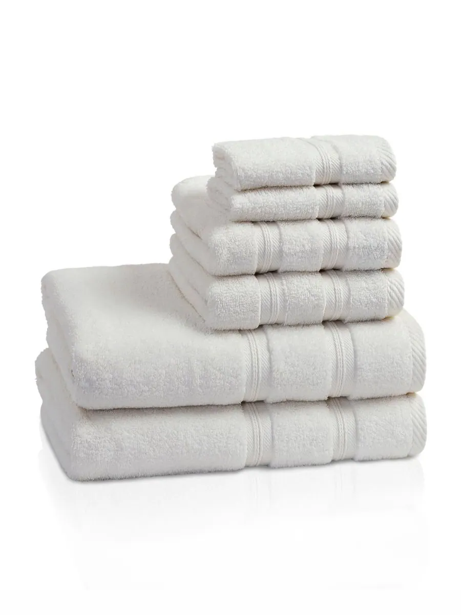 Набор из 6 полотенец Smart Dry Zero Twist Cotton разных цветов Superior