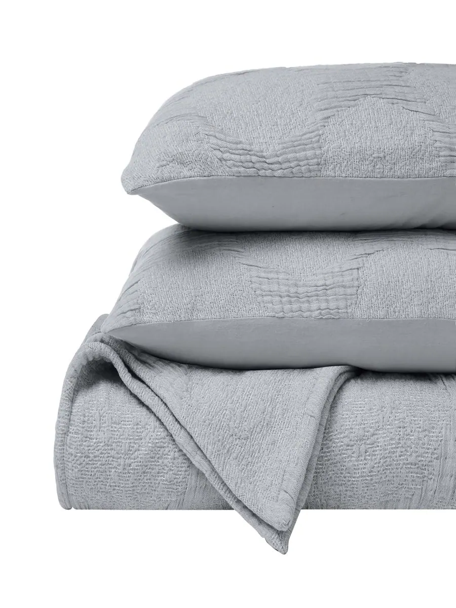 Комплект постельного белья Tanta Crinkle Woven из 3 предметов, размер King Superior — изображение 2 из 6