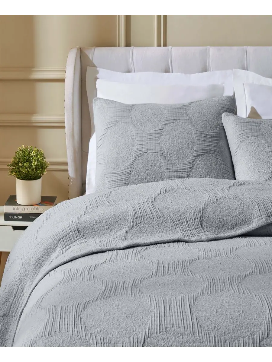 Комплект постельного белья Tanta Crinkle Woven из 3 предметов, размер King Superior — изображение 6 из 6