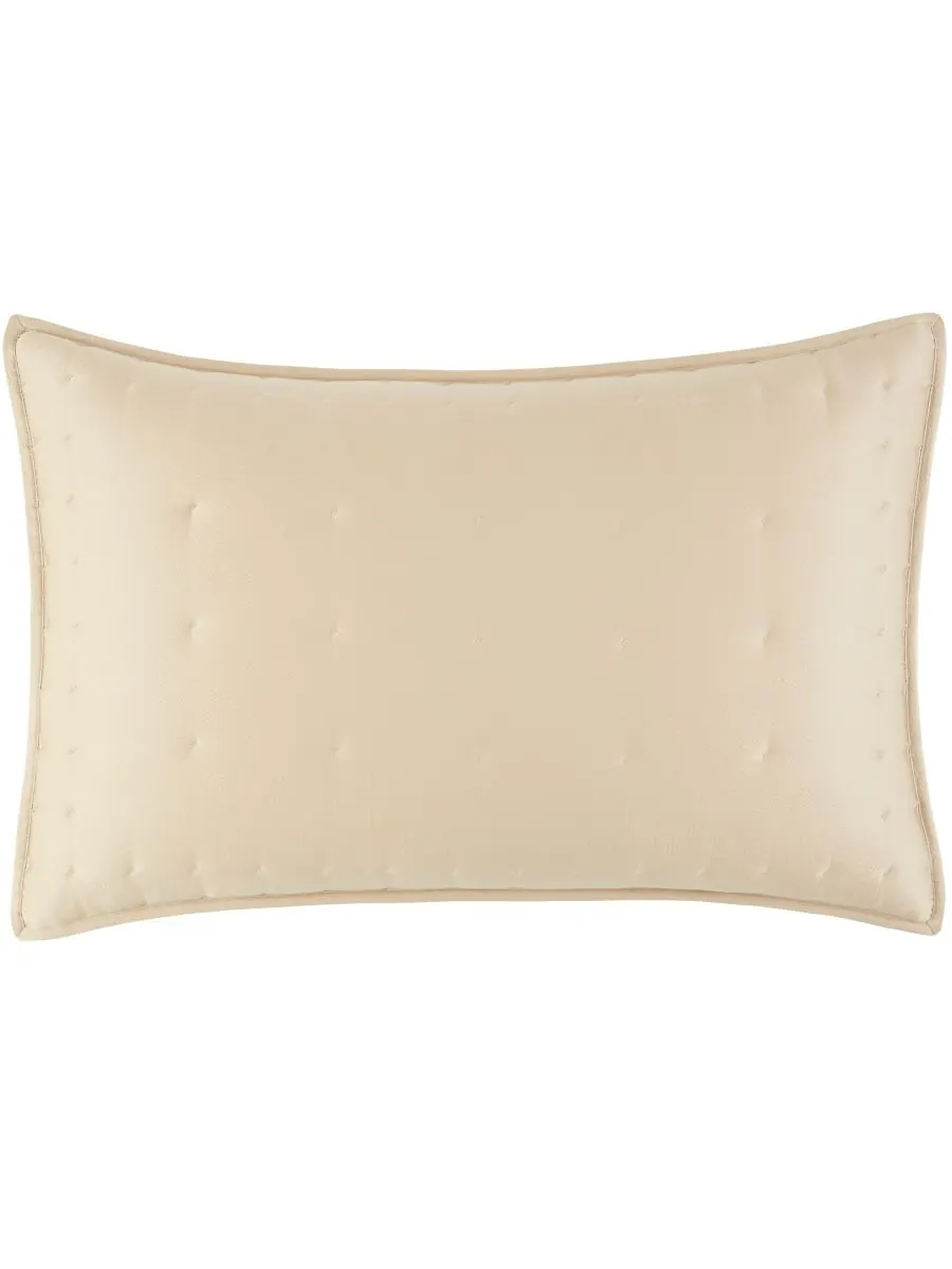 Шелковая наволочка с фактурой "молотый шелк", стандартная Donna Karan Home, Gold, Standard Sham — золотистый