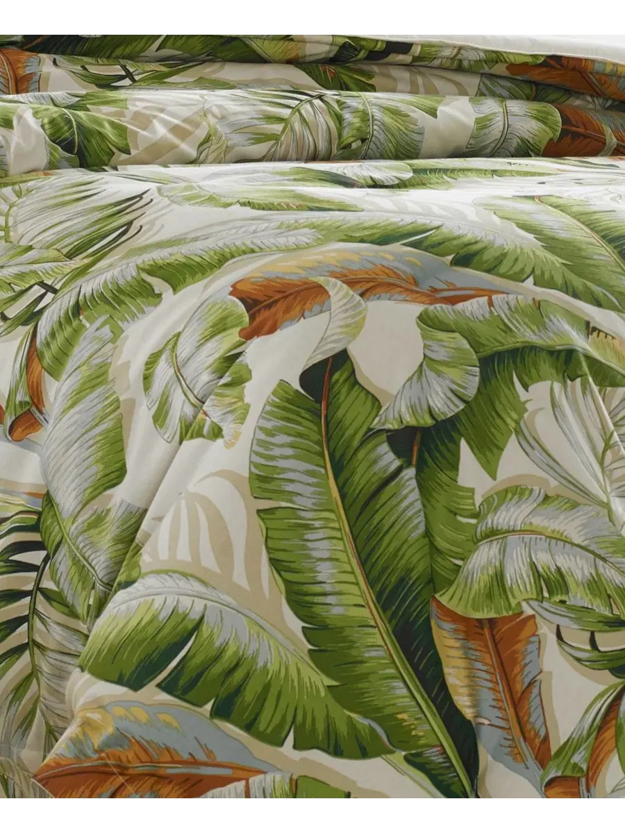 Комплект стеганого покрывала Palmiers Reversible Tommy Bahama Home — изображение 6 из 6, зеленый