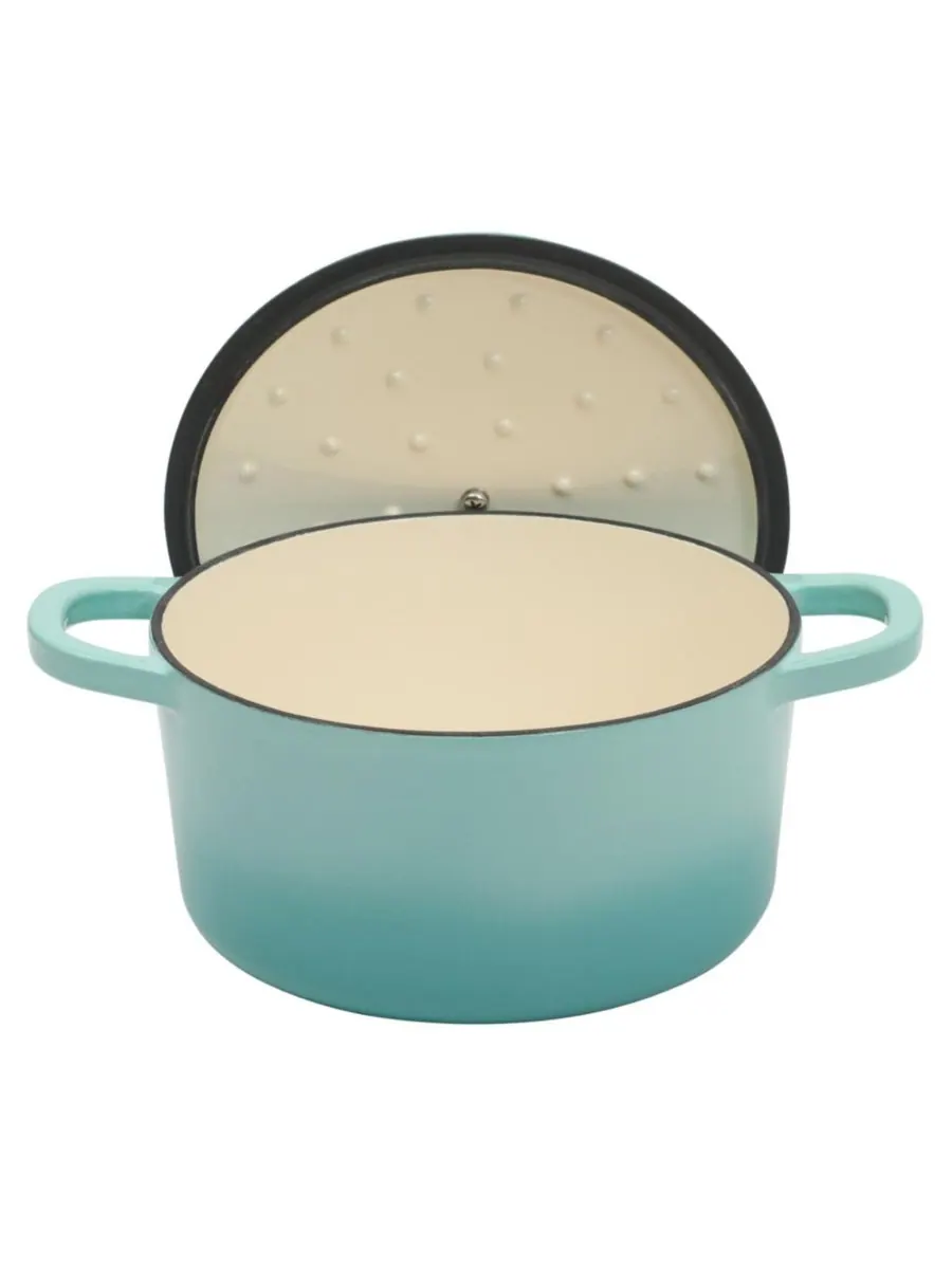 Кастрюля-жаровня Artisan объемом 3 кварты (3 литра) - розовая Crock Pot — изображение 3 из 9, голубой синий