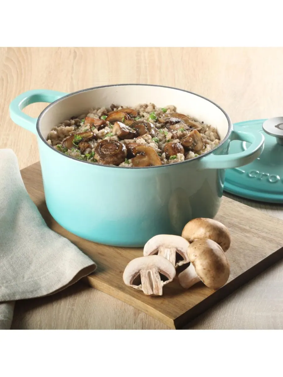 Кастрюля-жаровня Artisan объемом 3 кварты (3 литра) - розовая Crock Pot — изображение 9 из 9, голубой синий
