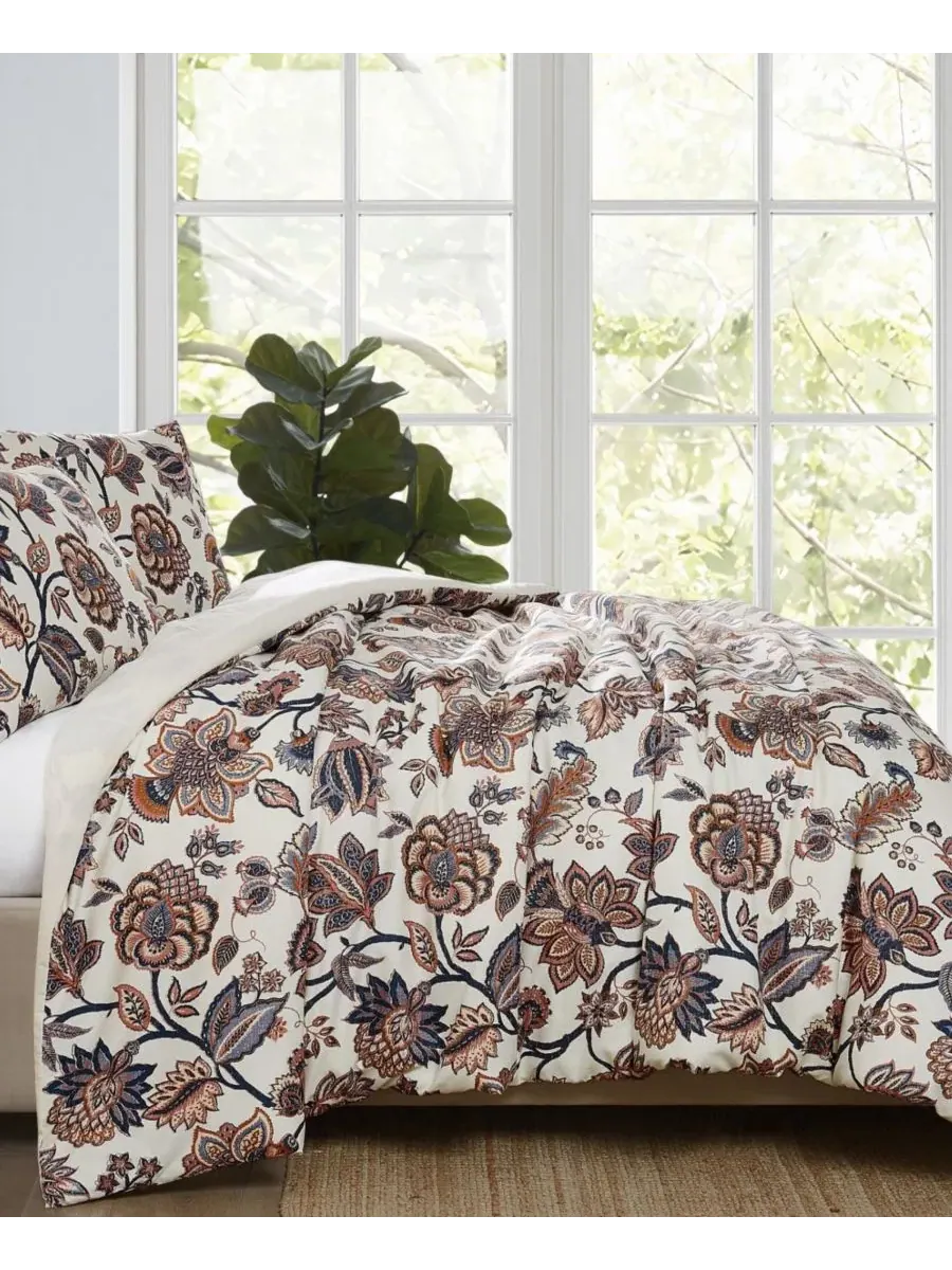 Комплект стеганого покрывала Chloe Jacobean, 2 предмета, Twin/Twin XL Cannon — изображение 2 из 5, мульти