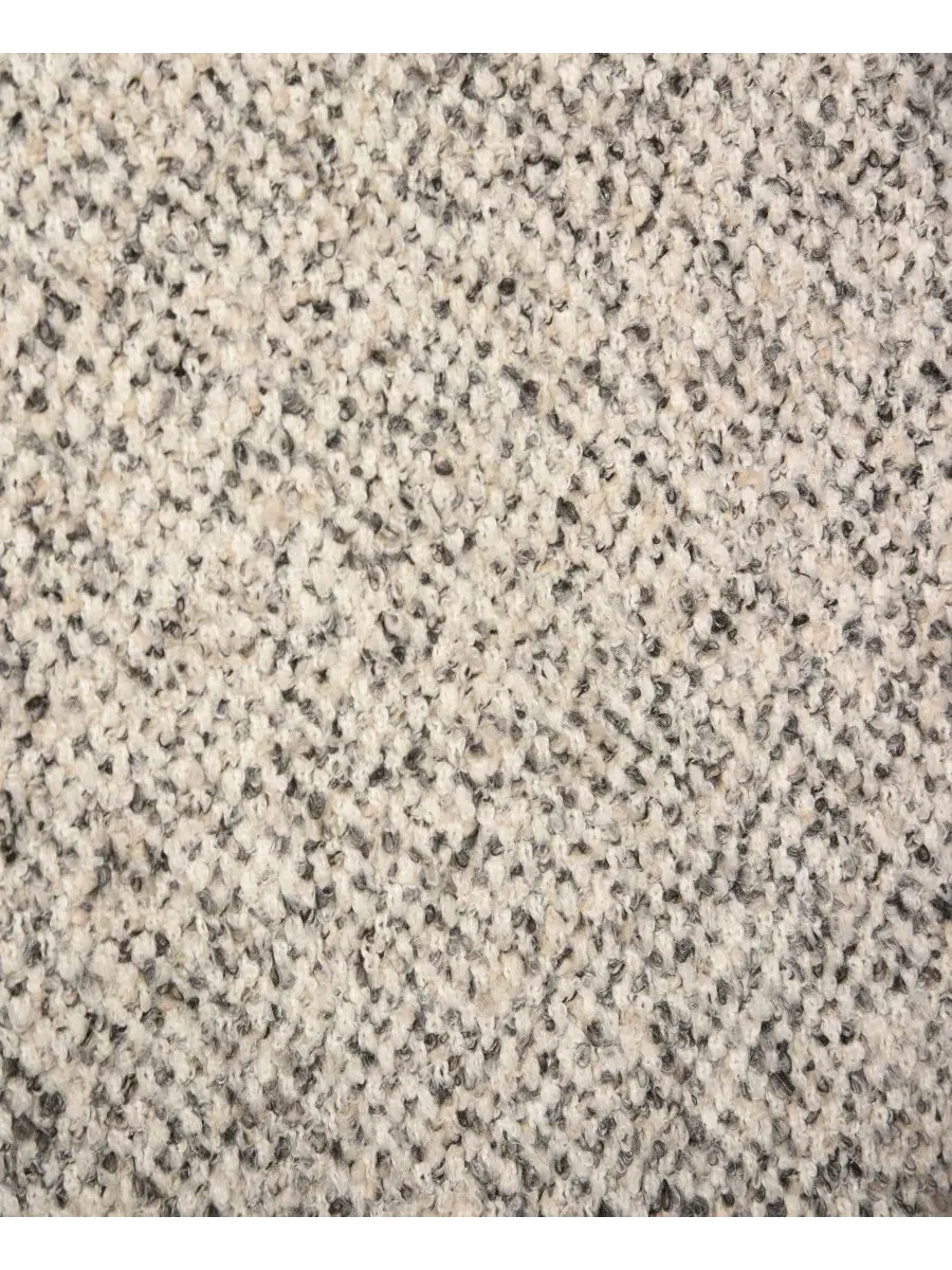 Плед флисовый с бахромой Ruth Boucle Texture Throw Rizzy Home — изображение 3 из 6, серый