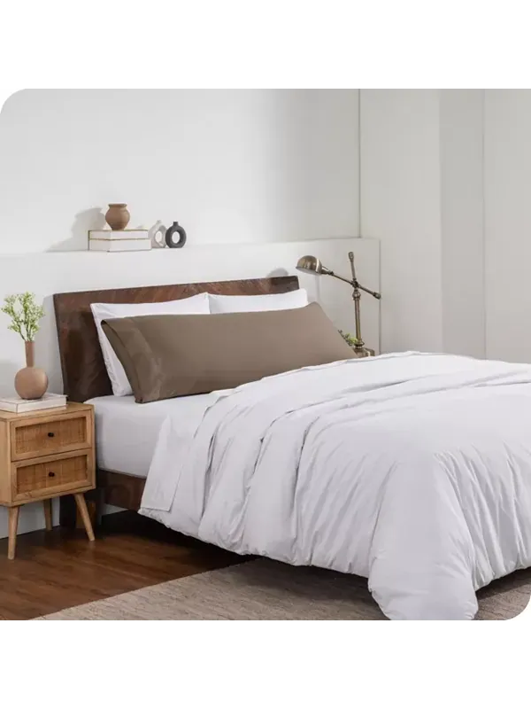 Наволочки-Конверты из микрофибры Bare Home — изображение 3 из 4, тауп