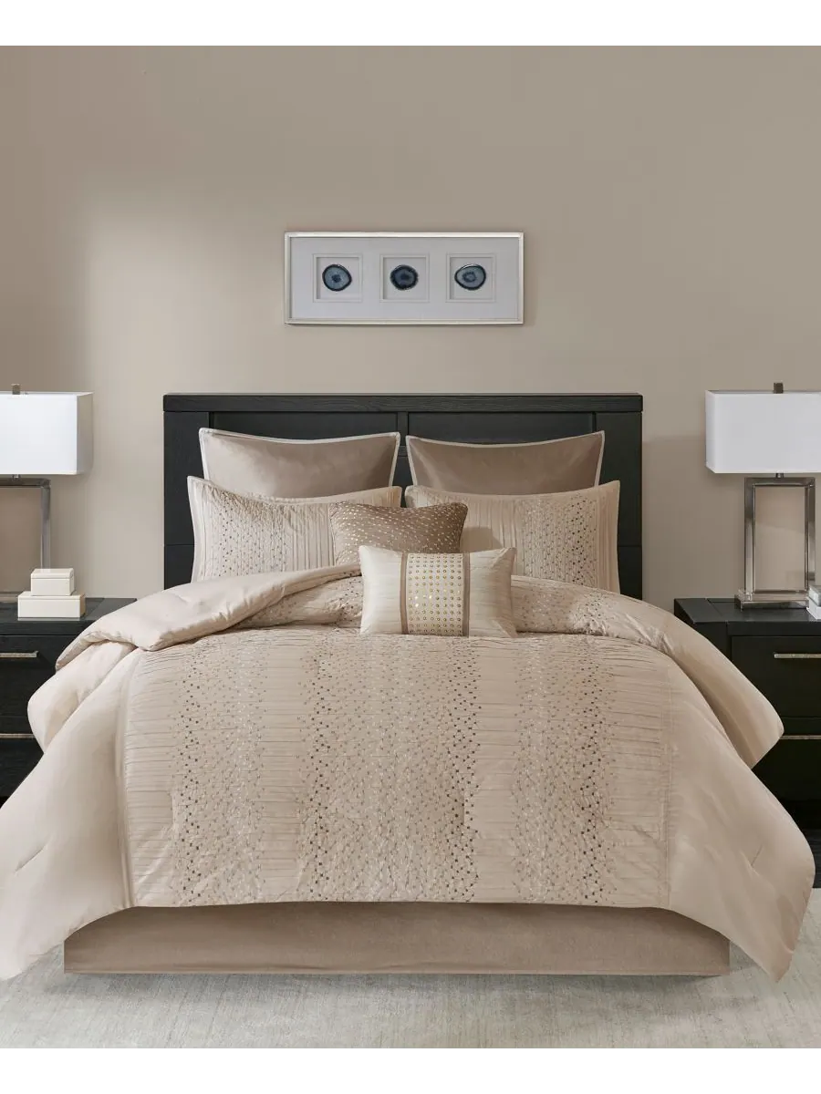 Комплект постельного белья Camelia из 8 предметов, размер Queen Madison Park