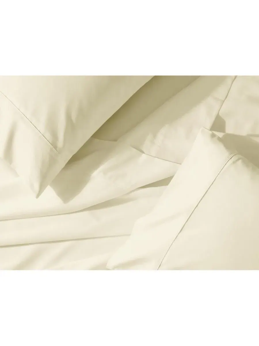 Простыня натяжная Oversized Flat Sheet 1000 TC Egyptian Linens — изображение 2 из 3, белый