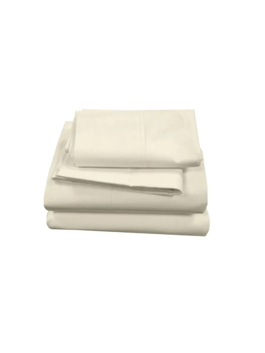 Простыня натяжная Oversized Flat Sheet 1000 TC Egyptian Linens — изображение 3 из 3, белый