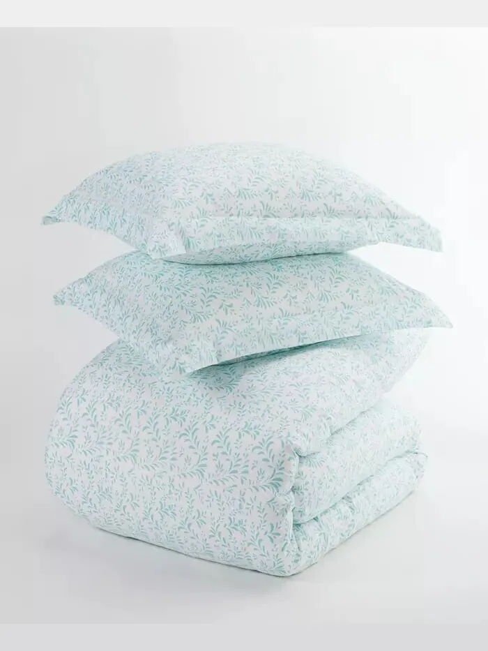 Комплект пододеяльников с рисунком Tranquil Sleep от The Home Collection ienjoy Home — изображение 4 из 5, светлый синий