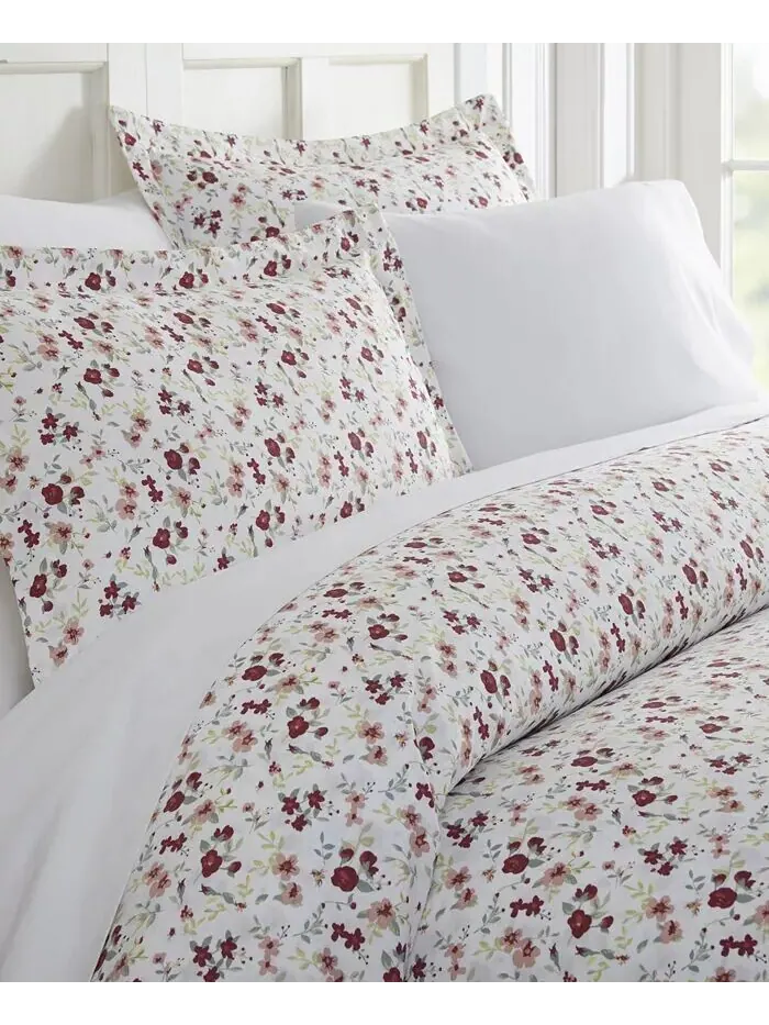 Комплект пододеяльников с рисунком Tranquil Sleep от The Home Collection ienjoy Home — изображение 1 из 6, розовый