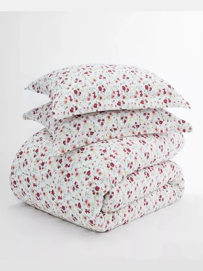 Комплект пододеяльников с рисунком Tranquil Sleep от The Home Collection ienjoy Home — изображение 2 из 6, розовый