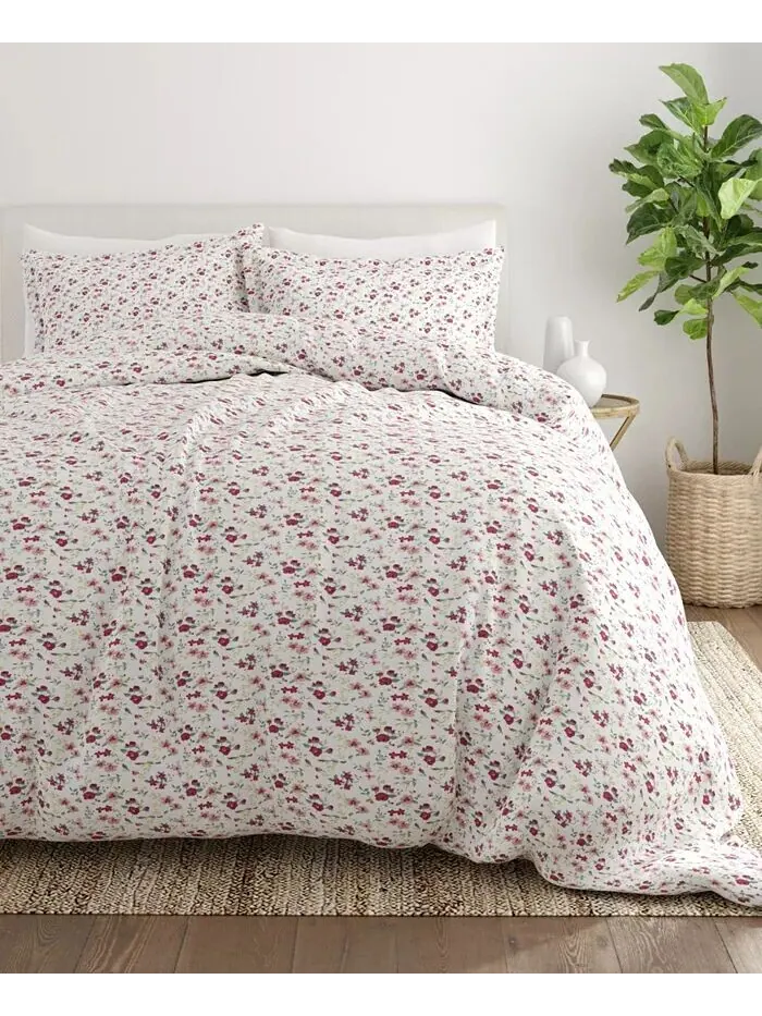 Комплект пододеяльников с рисунком Tranquil Sleep от The Home Collection ienjoy Home — изображение 6 из 6, розовый