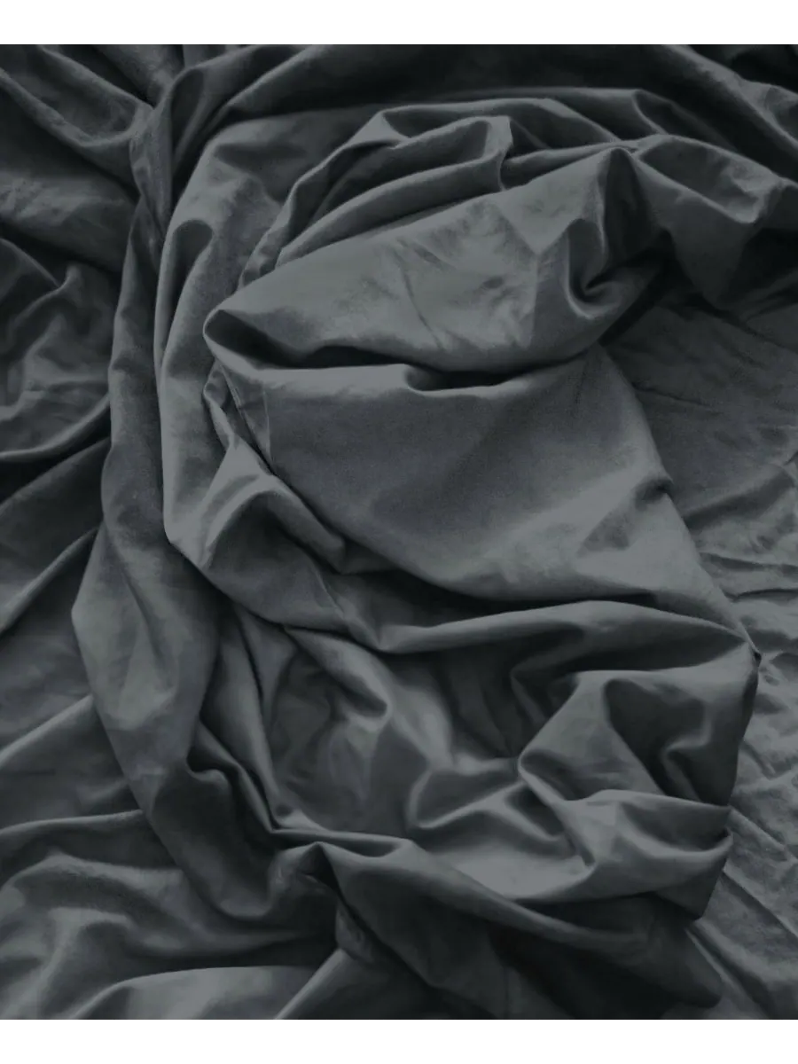 Комплект постельного белья Tencel Soft & Smooth, 6 предметов, размер Queen Pillow Guy — изображение 3 из 4, темно-серый