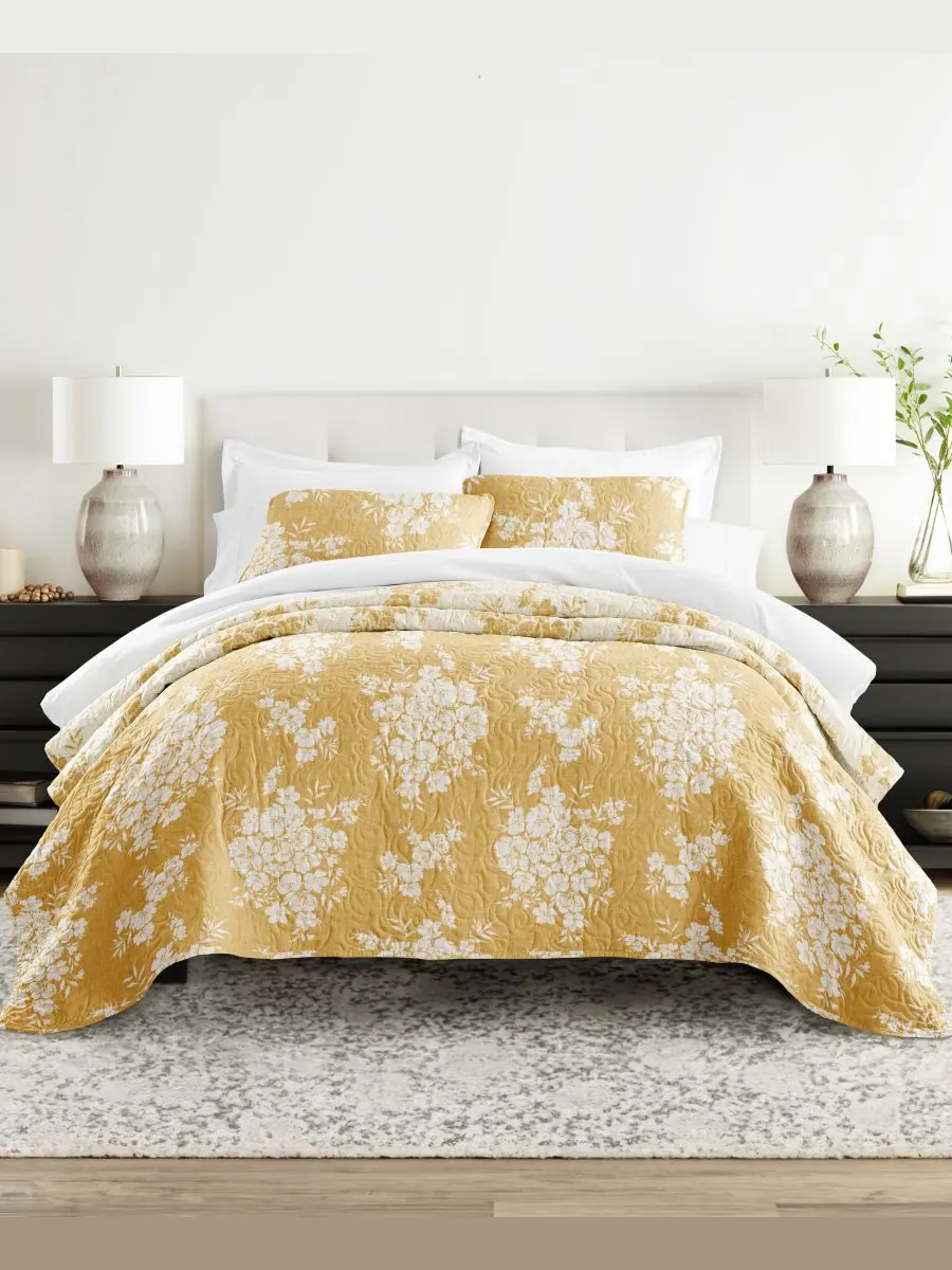 Двусторонний комплект постельного белья Distressed Bouquet из 3 предметов, размер Full/Queen ienjoy