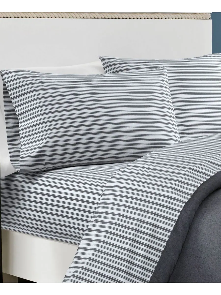 Комплект постельного белья coleridge stripe из хлопкового перкаля, 3 предмета, размер twin xl — изображение 1 из 4