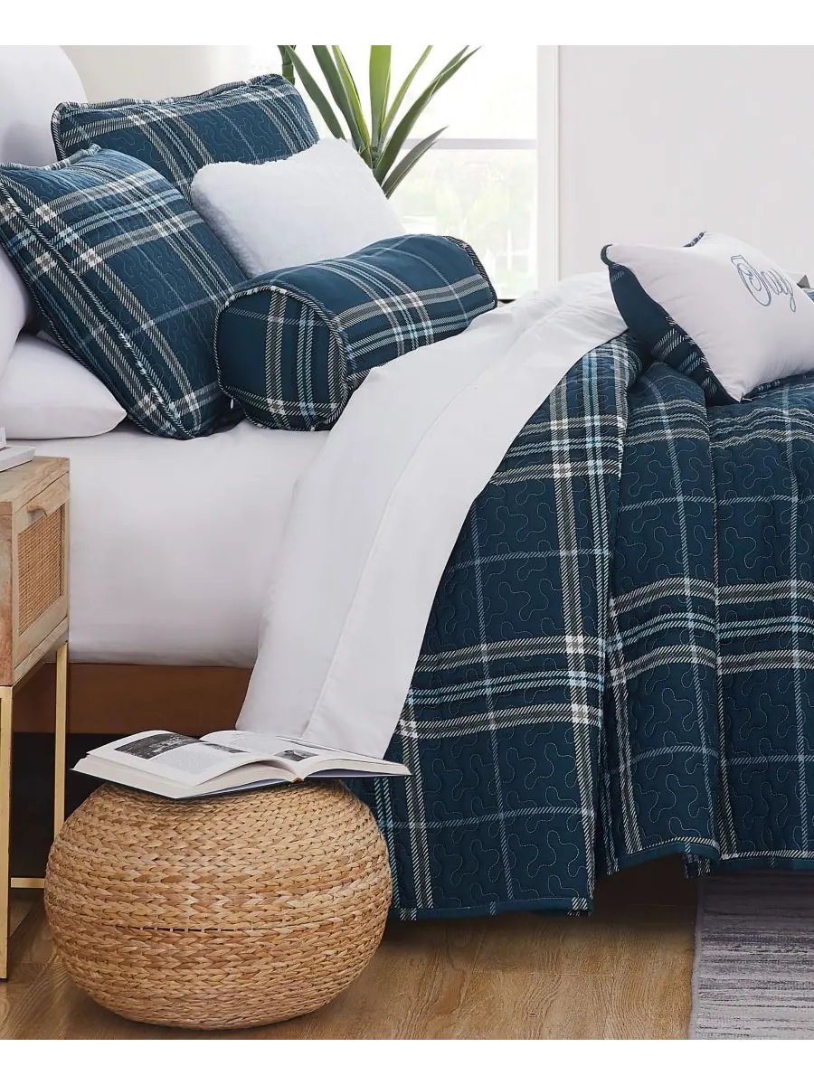 Плед Вилано 6 шт Комплект одеял, King/California King Southshore Fine Linens, Blue, King/California — изображение 2 из 3