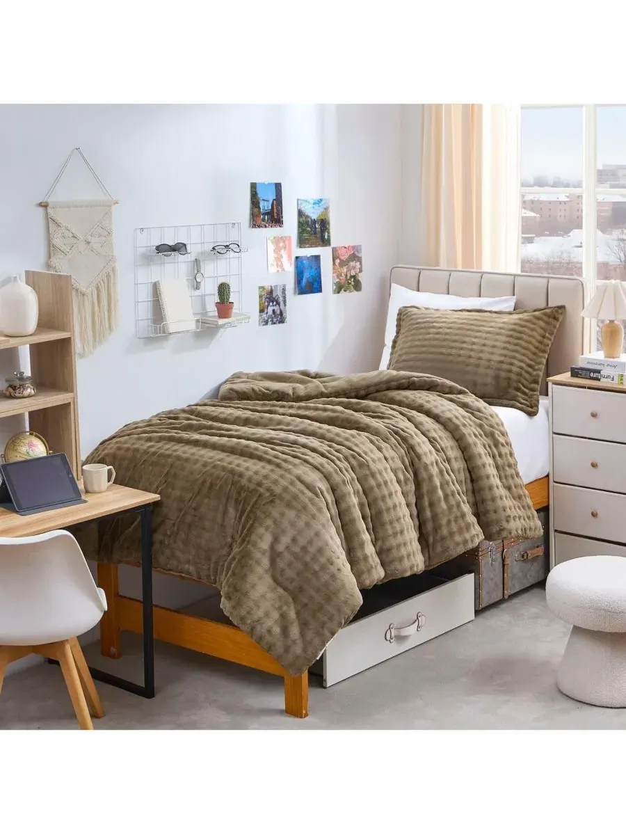 Одеяло с принтом Snowball Double Chunky Bunny Coma Inducer — изображение 2 из 4, коричневый
