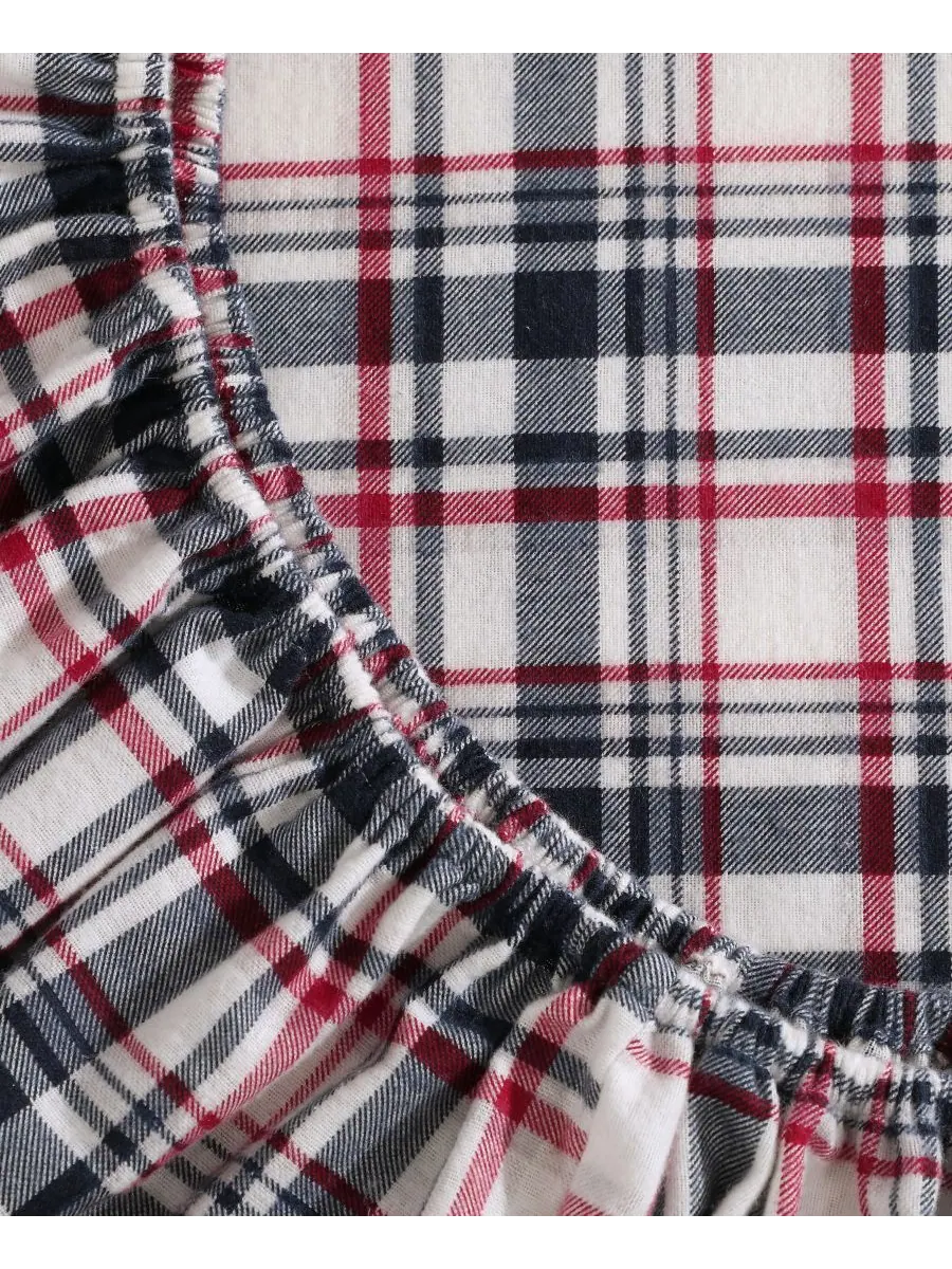 Tommy Hilfiger комплект постельного белья из фланелевой ткани в клетку размер Twin, 3 предмета — изображение 4 из 6