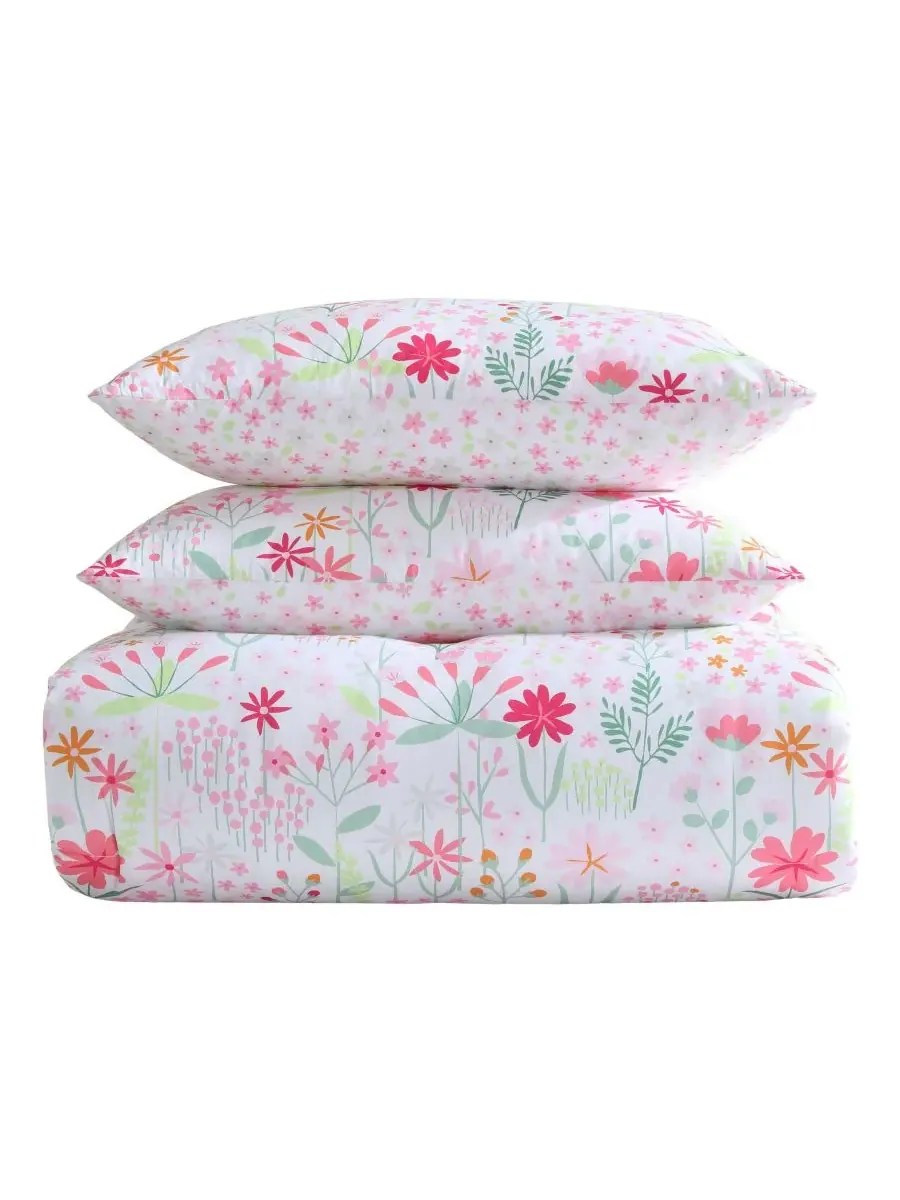 Комплект постельного белья Sunshine Flowers из микрофибры, 4 предмета, размер Full/Queen Laura — изображение 7 из 9