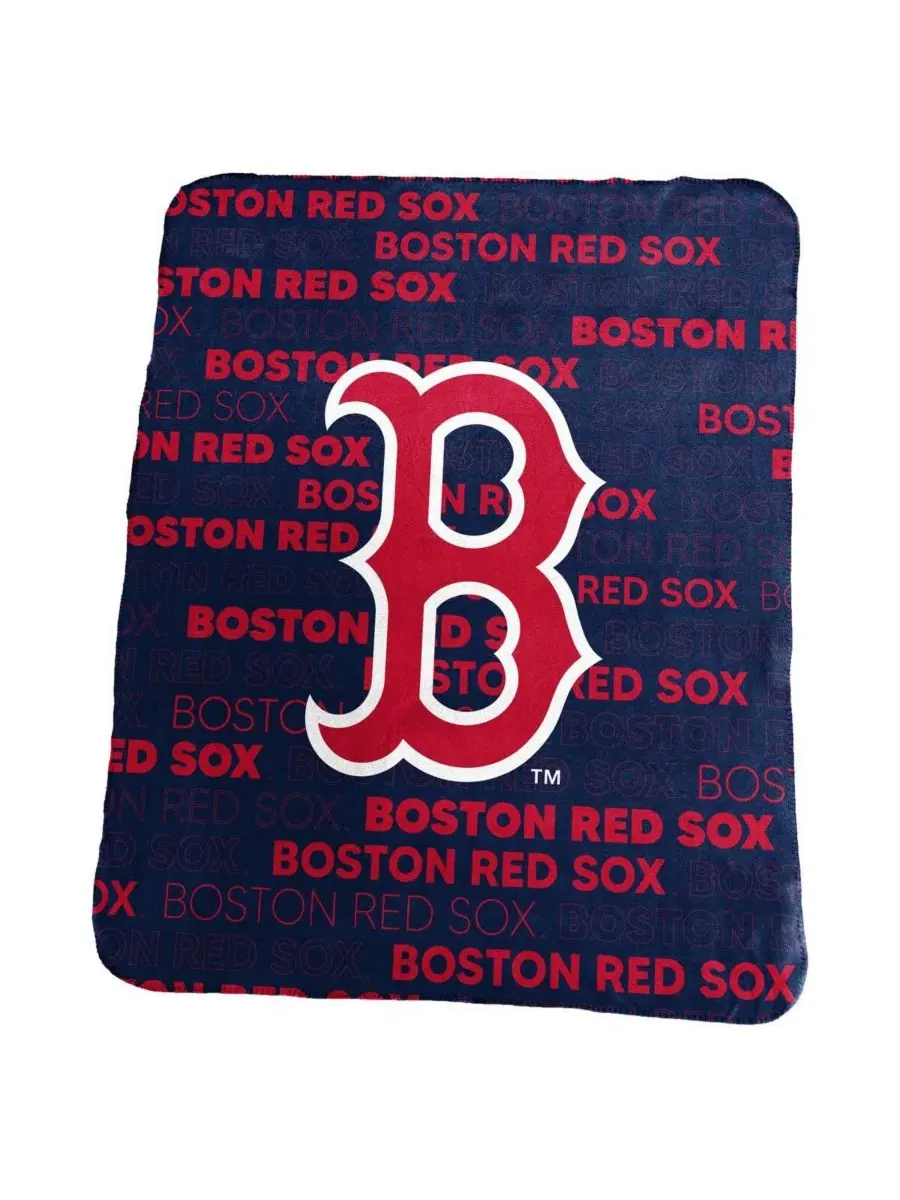 Классический флисовый плед Boston Red Sox размером 127 x 152 см Logo Brands