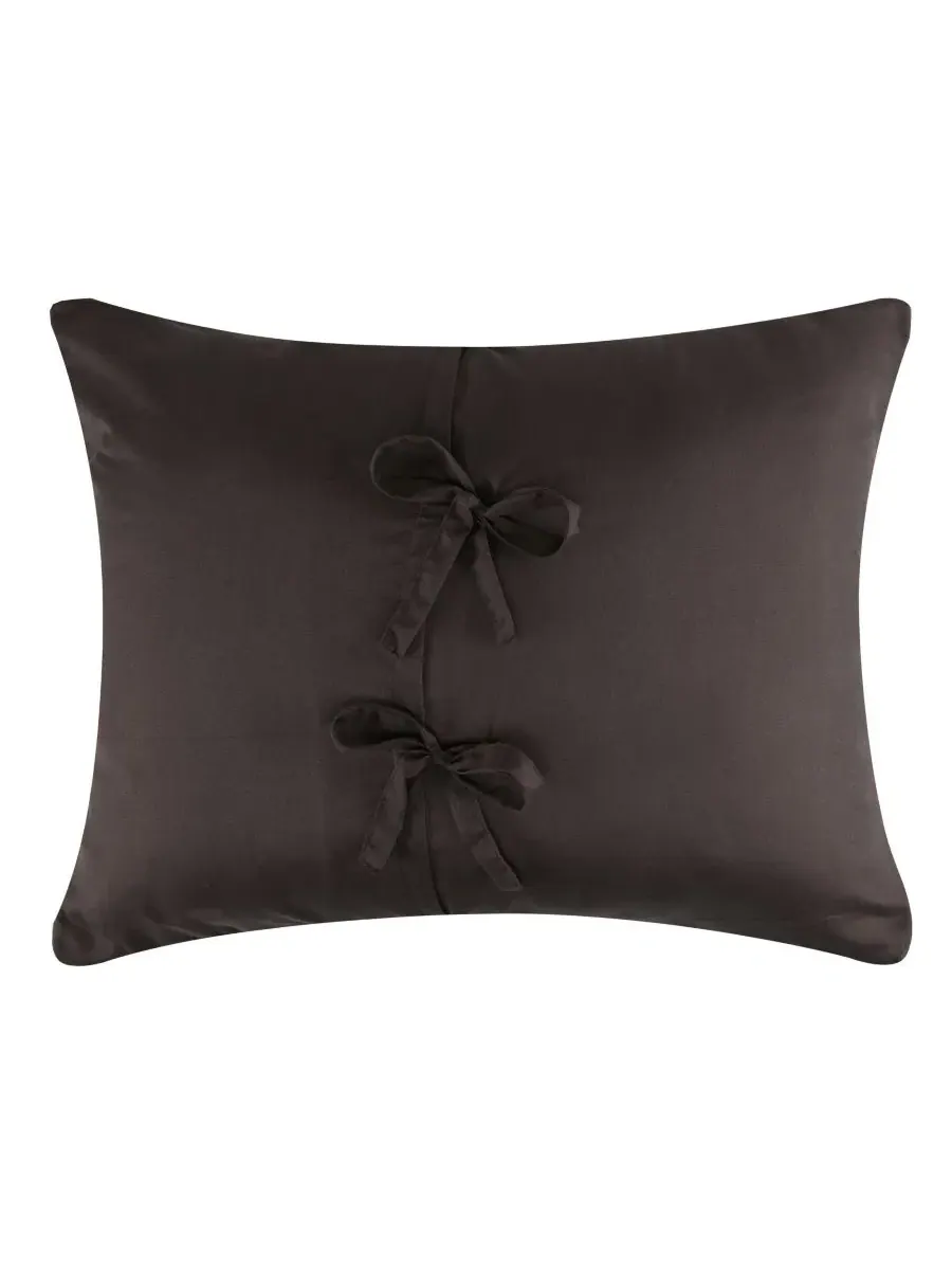 Наволочка для подушки Velvet Crush Lightweight King Greenland Home Fashions — изображение 2 из 4, коричневый