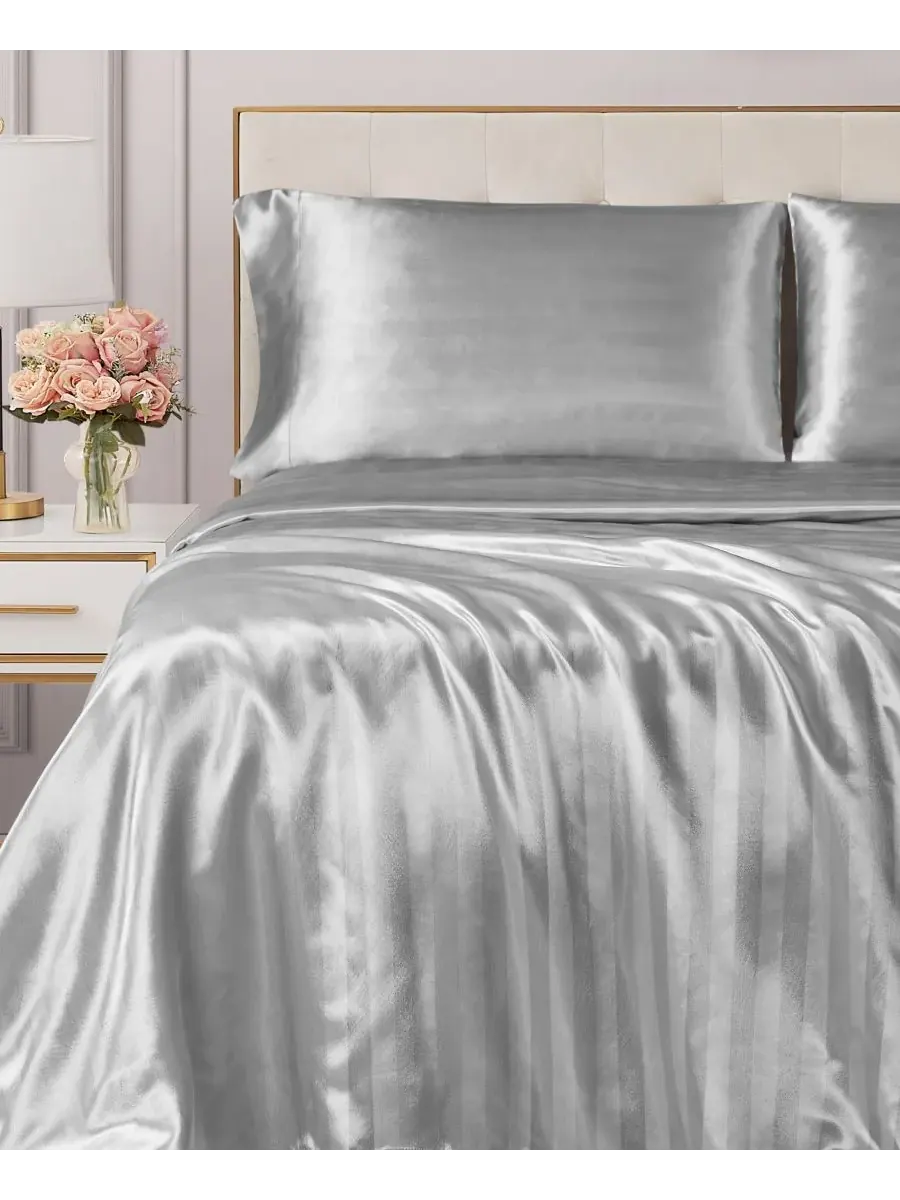 Комплект постельного белья из 3 предметов, сатиновый дамаск, размер Twin Juicy Couture