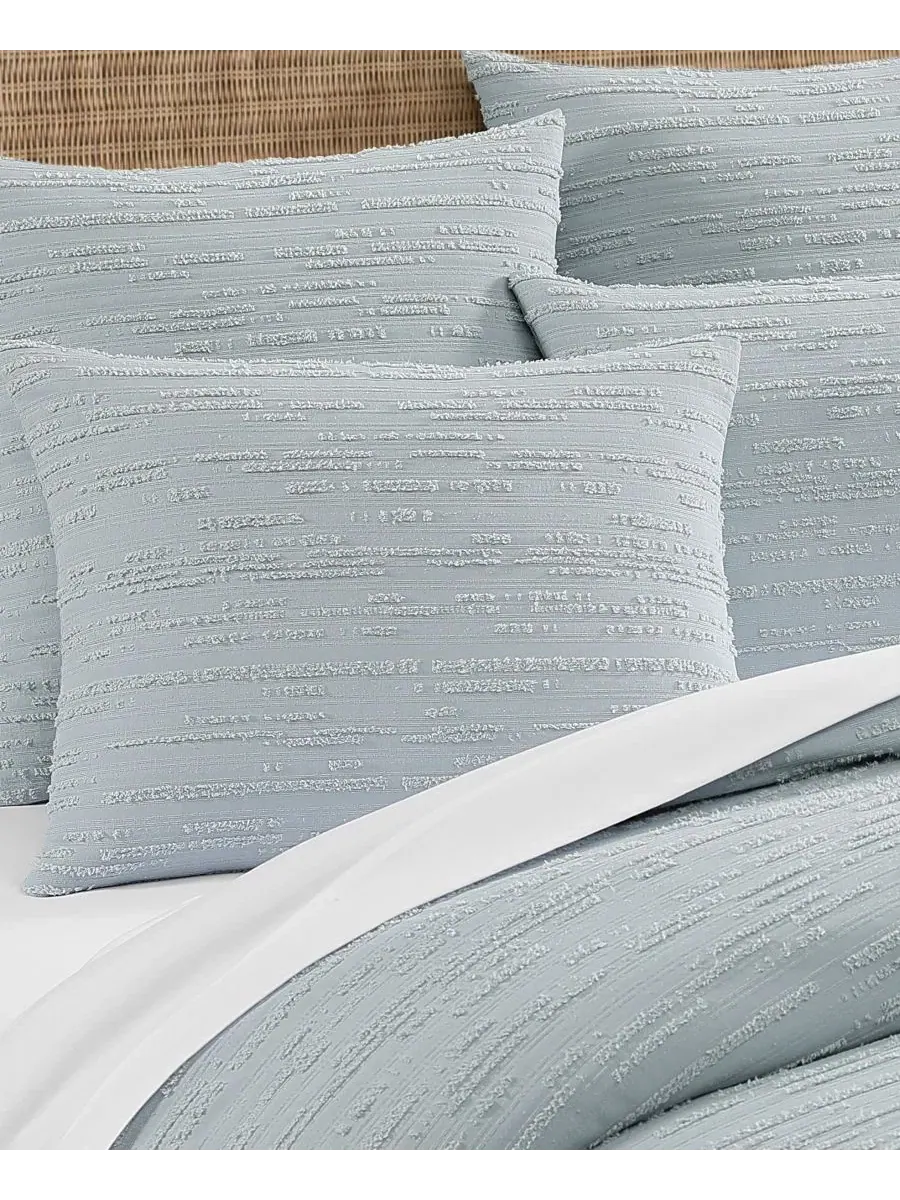 Комплект стеганого одеяла Oslo Stripe 3-Piece, King/California King Salt Life — изображение 3 из 6, голубой
